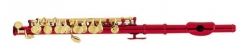 C Piccolos Cupronickel Body Colorfull Finish Woodwind Instruments with Wood Case