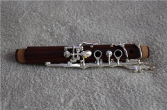 High Grade Rosewood Clarinet Silver plated W/Case Woodwind Musical Instruments for sale