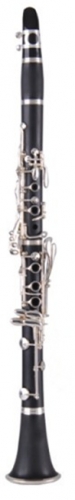 Bakelite Clarinet Bb 17 Keys with Nickel plated W/ABS Case Woodwind Musical Instruments OEM Supplier