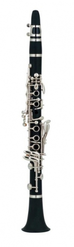 Ebony Clarinet Bb 17 Keys with Silver plated Italy Pads W/ABS Case Woodwind Musical Instruments OEM Supplier