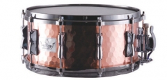 Hammered Copper Snare Drum 14”*6.5” Die-cast hoops...
