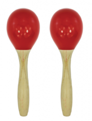 Maracas 14*4.5cm Wooden Material Hand Painted Perc...