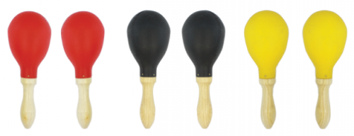 Maracas 25*9cm Plastic Head Wooden Handle Percussion Shaker Online Sale