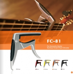 Guitar Capo for Acoustic Guitar Pearl Chrome Finis...