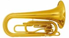 Bb Marching Tuba Lacquer Finish with Case Brass wi...