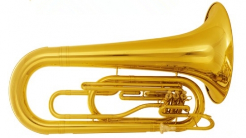 Bb Marching Tuba Lacquer Finish with Case Brass wind Musical instruments for sale