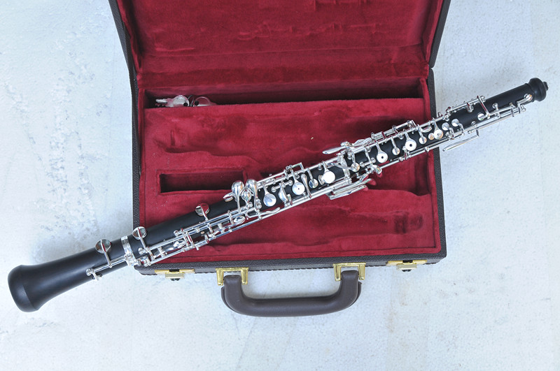 Semi auto C key Ebony Oboe with wood case Musical ...