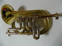 Bb Rotary valve Cornet with Hard case China Cornet...