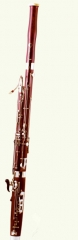 C Tone Wooden Basson with Nickel plated key Musica...