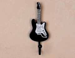 Guitar Clothes Hook Decoration Resin Material Hand Painting Holiday Gift Interior Decoration