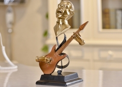 Music Artist Decoration Resin Material Holiday Gift Interior Decoration