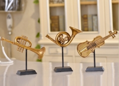 Musical Instruments Decoration Resin Material Holiday Gift Interior Decoration