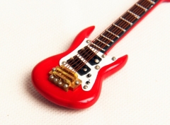 Mini electric Guitar Mould magnet Material 11cm Length Mini Musical Instruments