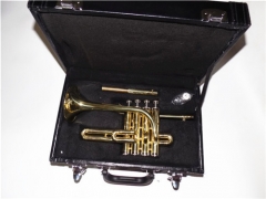 Bb Piccolo Trumpet Lacquer Finish Brass wind Musical instruments Online shop OEM