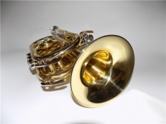 Bb Pocket Cornet Yellow Brass Body Lacquer Finish Trumpet Sale OEM Dropshipping China mainland supplier