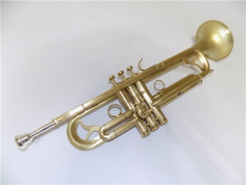 Bb Trumpet Brush Finish Monel Piston China Musical instruments store