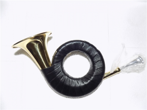Bb Pocket Hunting Horn With Bag 77.5mm Bell Lacquer finish Musical instruments suppliers