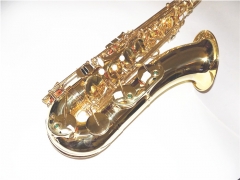 Bb Tenor Saxophone Yellow Brass Body Musical instruments Factories OEM Customized