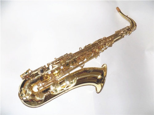 Bb Tenor Saxophone Yellow Brass Body Musical instruments Factories OEM Customized