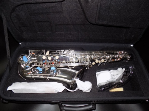 Eb Alto Sax in Silver Plated Yellow brass Saxophone China Musical instruments on sale