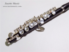 C Key Piccolo Ebony Body Silver plated Keys Musical instruments online shop