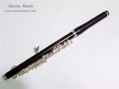 C Key Piccolo Ebony Body Silver plated Keys Musical instruments online shop