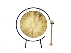 Chinese Wind Gong 10*25cm handmade with mallet Musical instruments