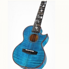 Enya Ukulele HUAHAI Solid 5A Tiger Flame Maple Body 23/26 Inch Hawaii Guitar 4 String Musical Instruments buy online