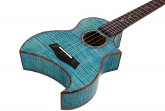 Enya E5 Solid Ukulele Tiger stripes Maple Body 26 Inch Guitar 4 String Musical Instruments professionals