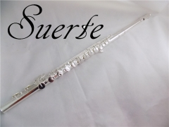 Alto Flute 16 Closed Holes Silver plated WoodWind Instruments for sale with Case