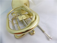 Marching French Horn Bb Tone Brass musical instruments online sale