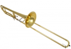 Bb/F Tenor Trombones Yellow Brass Body with Wood case OEM Dropshipping Wholesale Manufacture