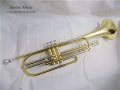 Bb Bass Trumpet 3 pistons Brass body Lacquer Finis...