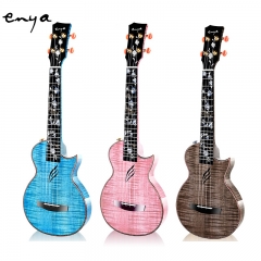 Free shipping New Enya E6 Thinner Ukulele North European Maple ukelele 26/23inch Hawaii Guitar 4 String mini Guitar Musical Instruments
