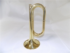 Wholesale Bb Post Horn Brass Body Lacquer Finish W...