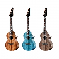 Enya M6 Cutaway Ukulele Tenor 3A Solid Mahogany Body with Enya cotton bag Four String Guitar Musical instruments