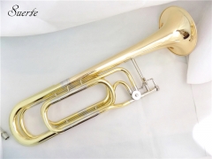 F/Bb Double Slide Trombone Lacquer Musical instruments