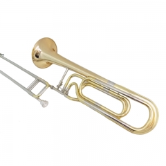F/Bb Double Slide Trombone Lacquer Musical instrum...