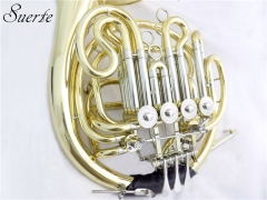 Bb/F/High F Triple Horn Yellow brass Body With Fiberglass case Six valves Brass musical Instruments China factory suppliers