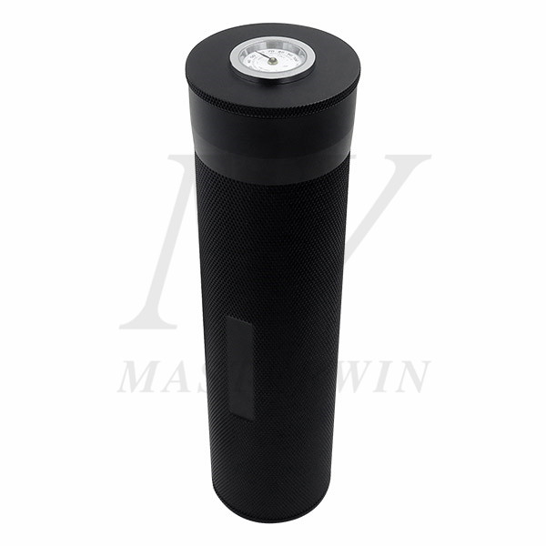 Aluminum Cigar Tube with Hygrometer and Humidifier_CT16-002_s1