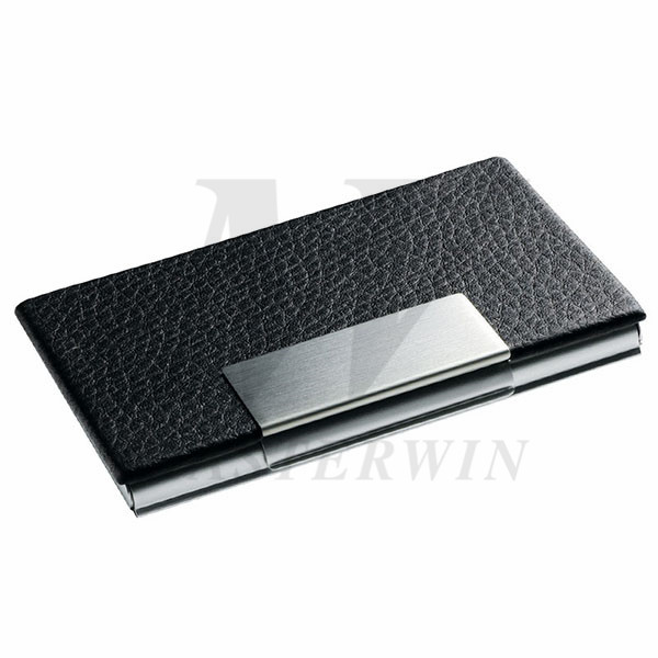 PU_Metal Name Card Case(with Aluminium back)_87544
