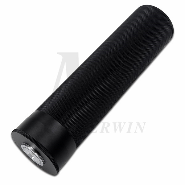 Aluminum Cigar Tube with Hygrometer and Humidifier_CT16-002
