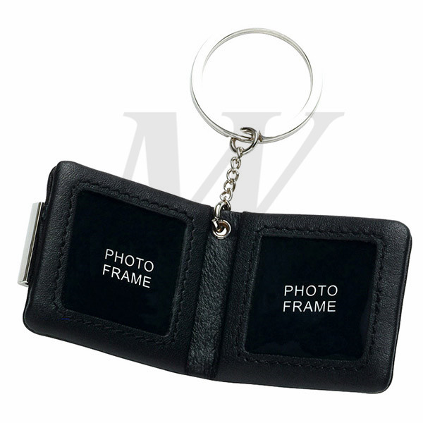 Leather/Metal Keyholder with Photo Frame_64779_s1