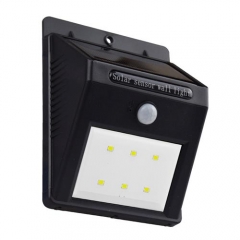 Hooree SL-810B 6 LED Motion Sensor Solar Wall Lamp