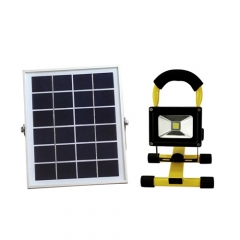 Hooree SL-330A Portable 10V 5W Solar Panel Integrated LED Solar Emergency Light for Camping Night Fishing