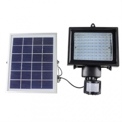 Hooree SL-70C 80 LED sensor de movimento refletor solar para uso no jardim