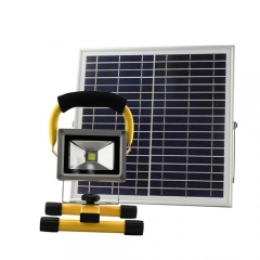 Hooree SL-330C 10V 15W Solar Panel COB LED Solar Flood Light for Emergency Outdoor Lighting