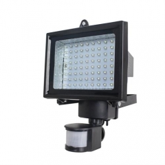 Hooree SL-70C 80 LED Motion Sensor Solar Spotlight for Garden Use
