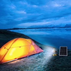 Hooree SL-330B 10V 10W Solarpanel Integrierte LED Tragbare Solar-Flutlicht-Notleuchte für den Außenbereich