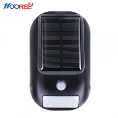 Hooree SL-80 LED Motion Sensor + Light Sensor Solar Wall Lamp
